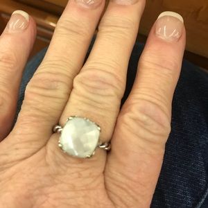 Pandora ring serenity twist size 8 mother of pearl